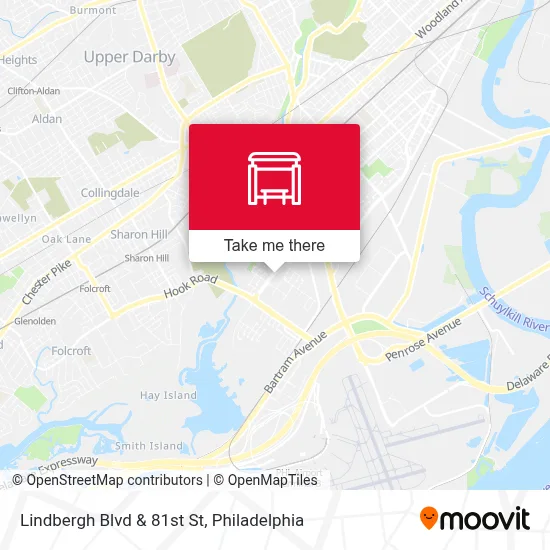 Lindbergh Blvd & 81st St map