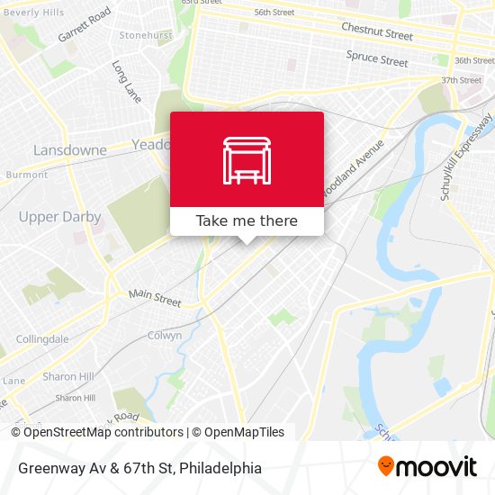 Greenway Av & 67th St map