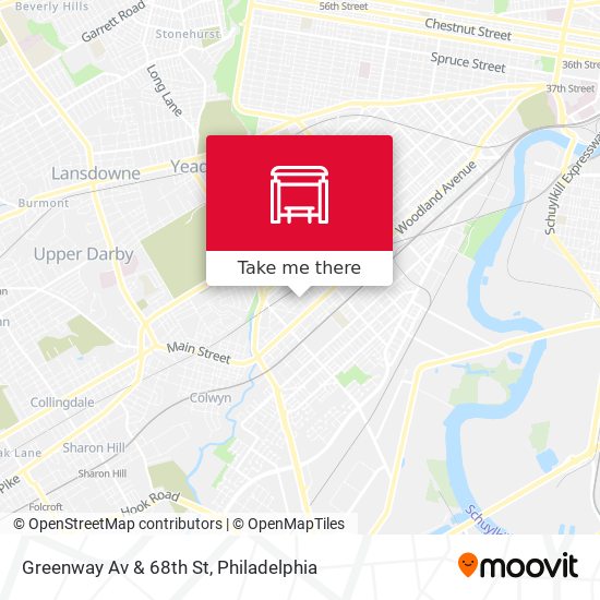 Mapa de Greenway Av & 68th St