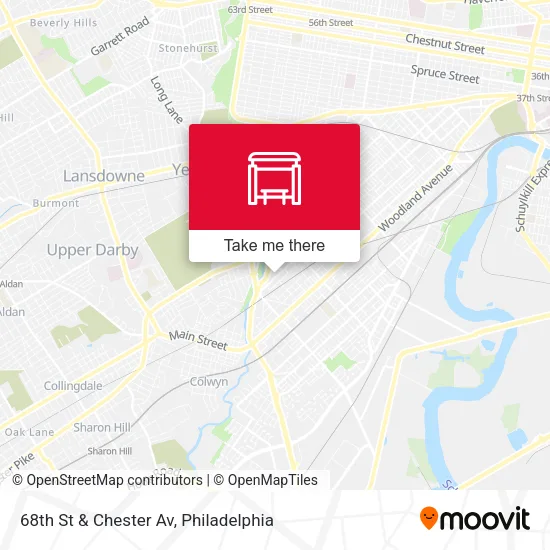 68th St & Chester Av map