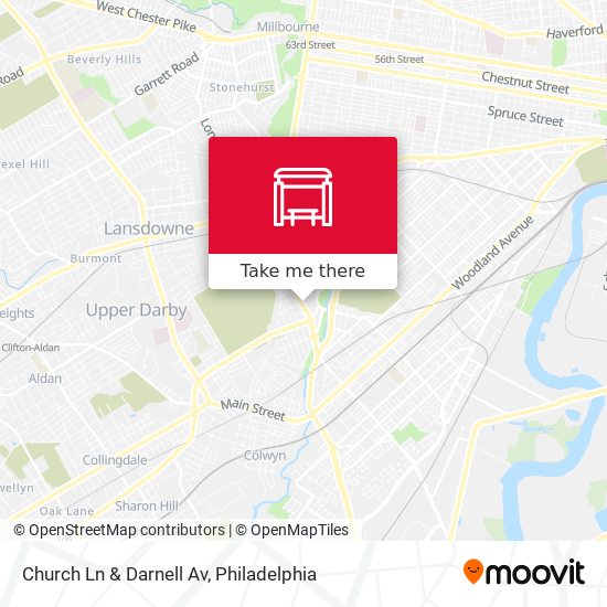 Mapa de Church Ln & Darnell Av