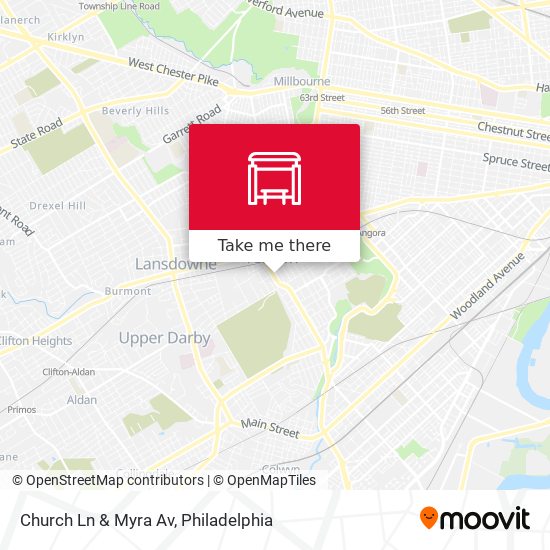 Mapa de Church Ln & Myra Av