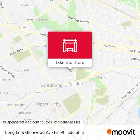 Long Ln & Glenwood Av - Fs map
