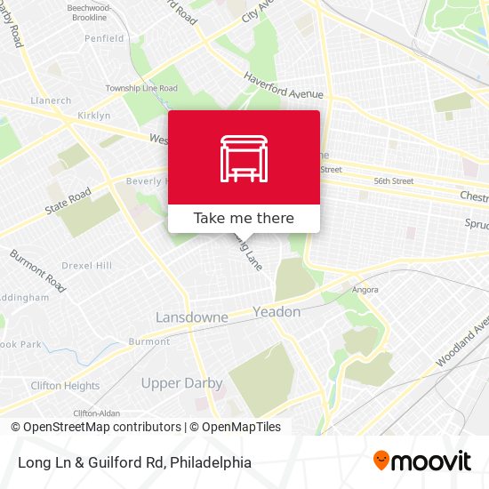 Mapa de Long Ln & Guilford Rd