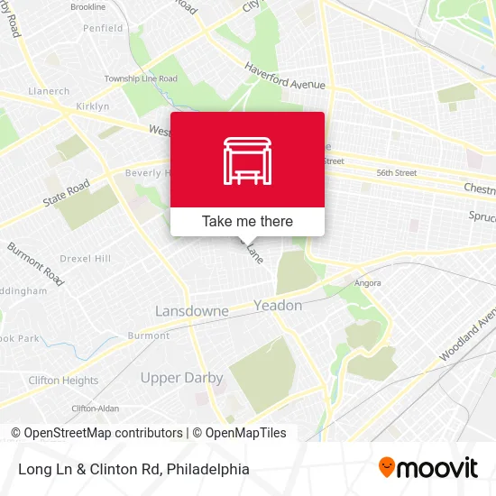 Long Ln & Clinton Rd map