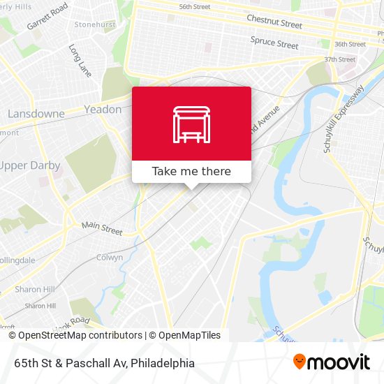 65th St & Paschall Av map