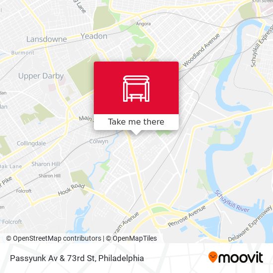 Passyunk Av & 73rd St map