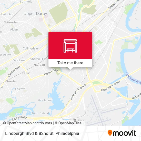 Lindbergh Blvd & 82nd St map