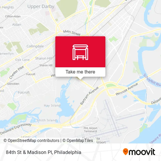 84th St & Madison Pl map