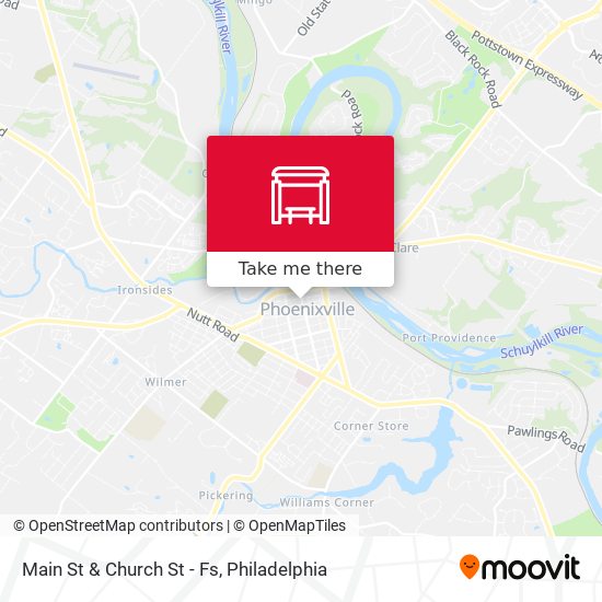 Main St & Church St - Fs map