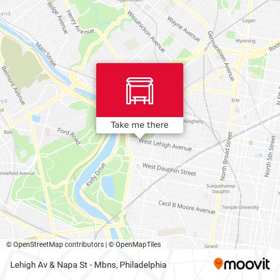 Mapa de Lehigh Av & Napa St - Mbns