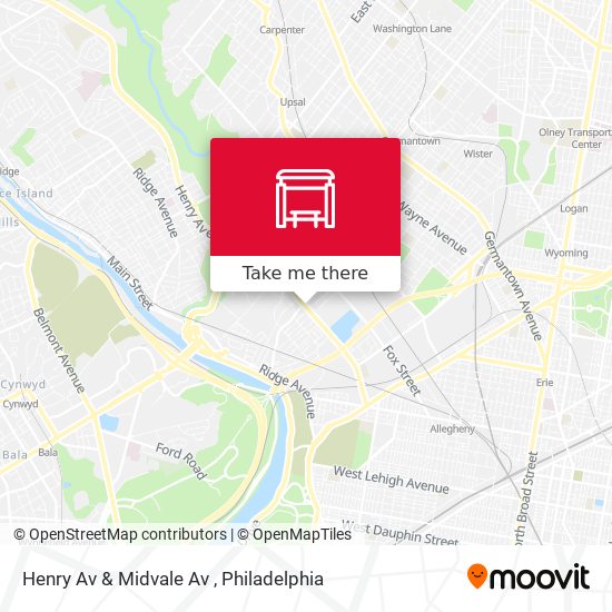 Mapa de Henry Av & Midvale Av