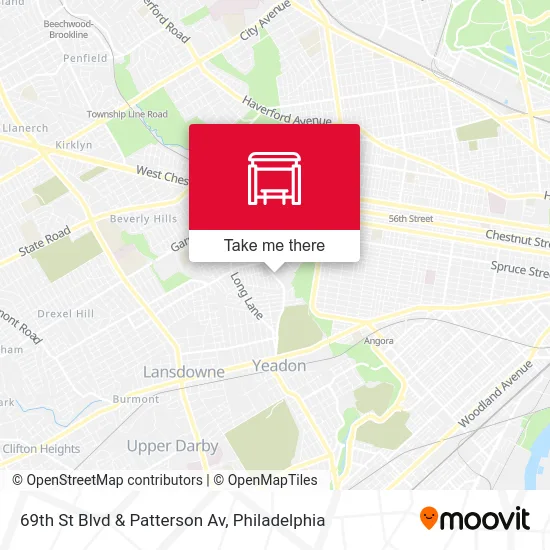 69th St Blvd & Patterson Av map
