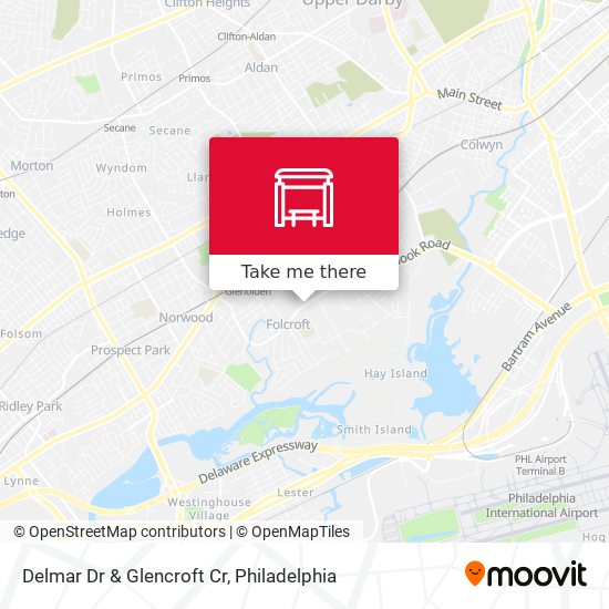 Delmar Dr & Glencroft Cr map
