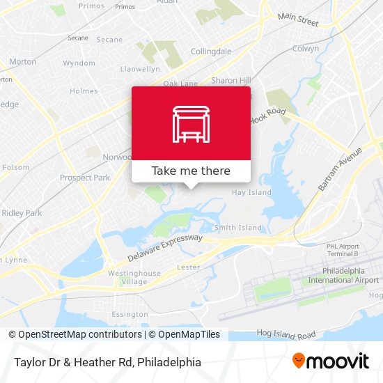 Taylor Dr & Heather Rd map