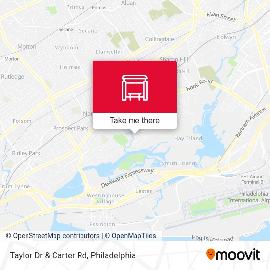 Taylor Dr & Carter Rd map