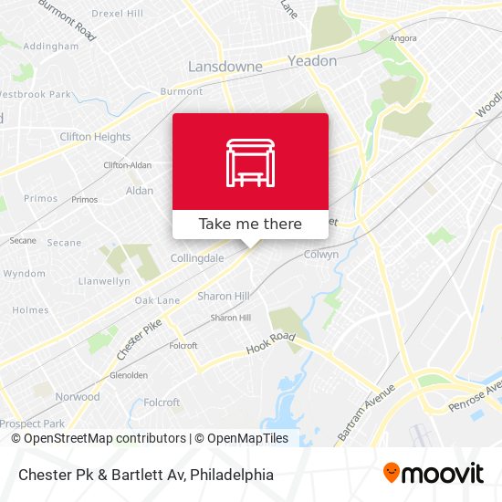 Chester Pk & Bartlett Av map