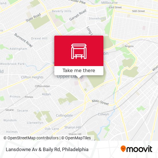 Lansdowne Av & Baily Rd map