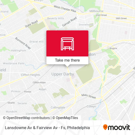 Lansdowne Av & Fairview Av - Fs map