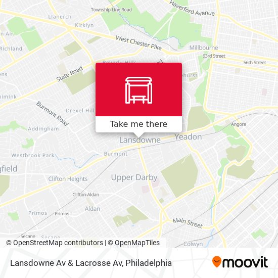 Mapa de Lansdowne Av & Lacrosse Av