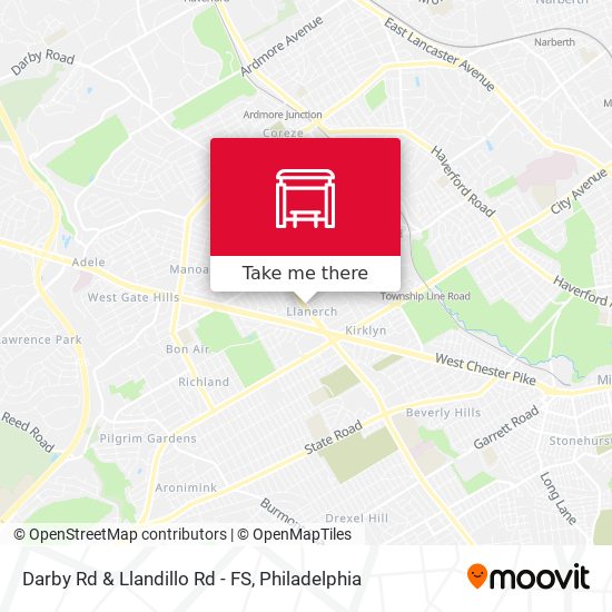 Darby Rd & Llandillo Rd - FS map