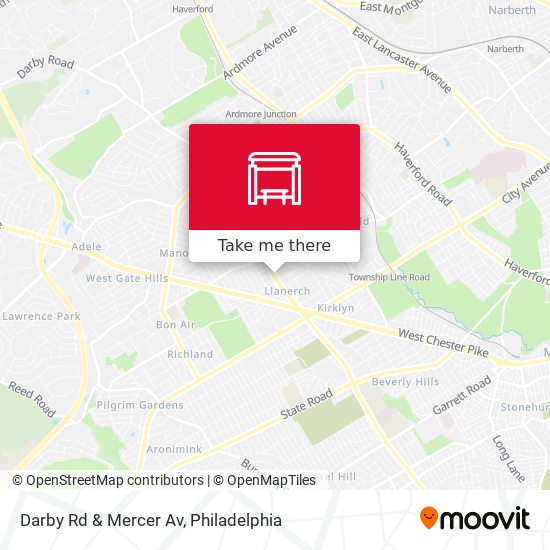 Mapa de Darby Rd & Mercer Av
