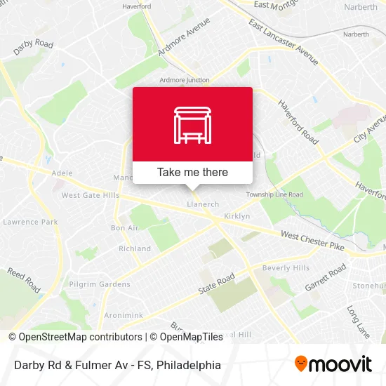Darby Rd & Fulmer Av - FS map