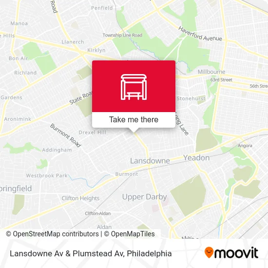 Lansdowne Av & Plumstead Av map