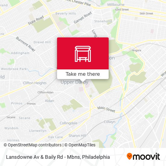 Lansdowne Av & Baily Rd - Mbns map