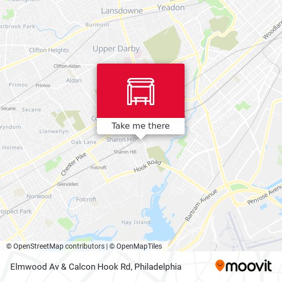 Elmwood Av & Calcon Hook Rd map