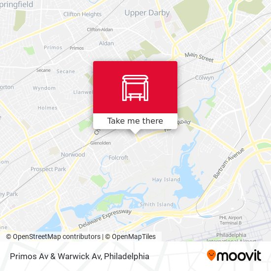 Mapa de Primos Av & Warwick Av