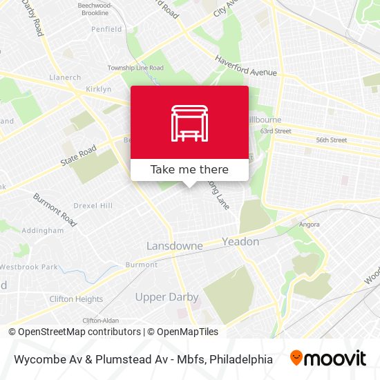 Mapa de Wycombe Av & Plumstead Av - Mbfs