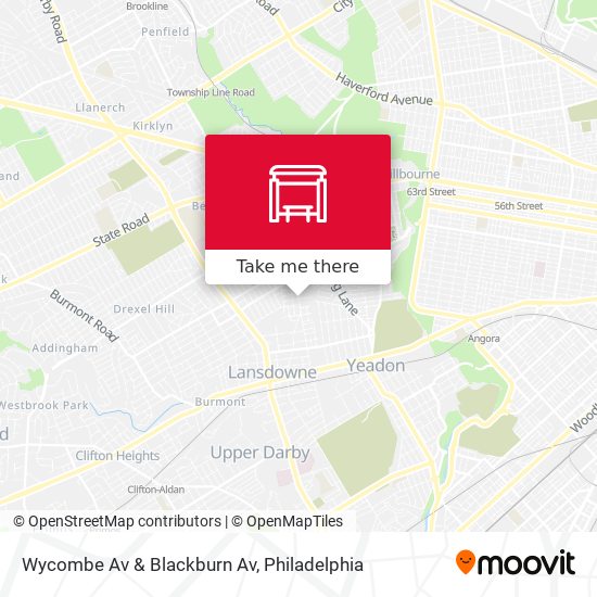 Wycombe Av & Blackburn Av map