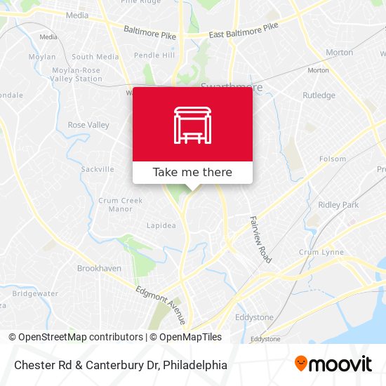 Mapa de Chester Rd & Canterbury Dr