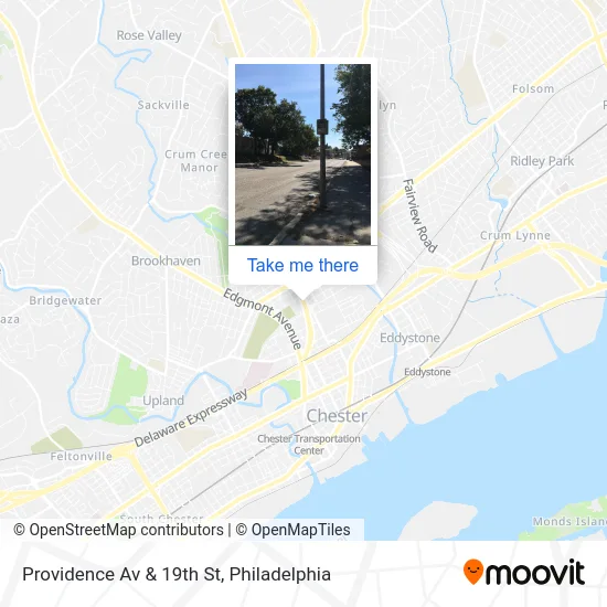 Providence Av & 19th St map