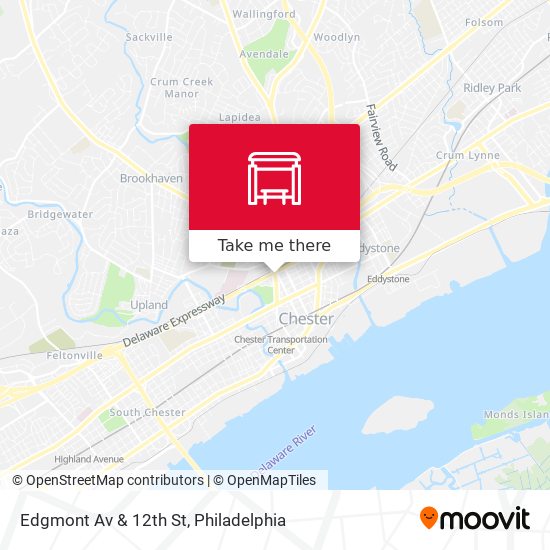 Mapa de Edgmont Av & 12th St