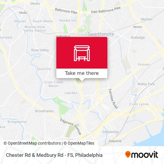 Chester Rd & Medbury Rd - FS map