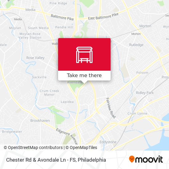 Mapa de Chester Rd & Avondale Ln - FS