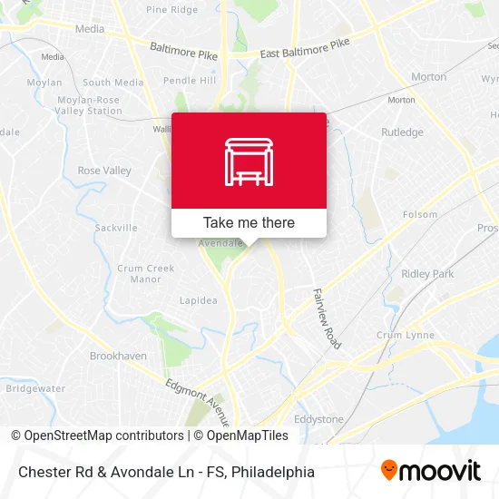 Chester Rd & Avondale Ln - FS map