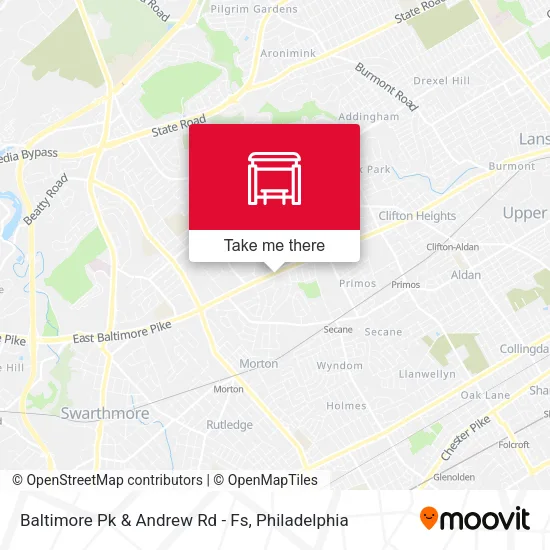 Baltimore Pk & Andrew Rd - Fs map