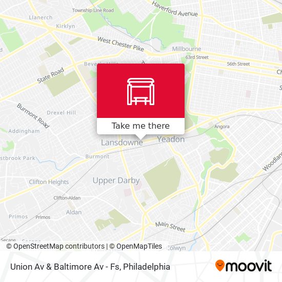Mapa de Union Av & Baltimore Av - Fs