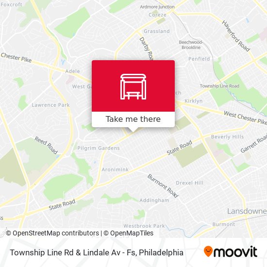 Mapa de Township Line Rd & Lindale Av - Fs