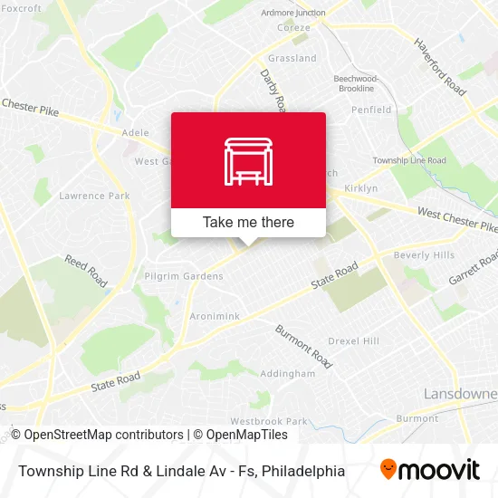 Township Line Rd & Lindale Av - Fs map