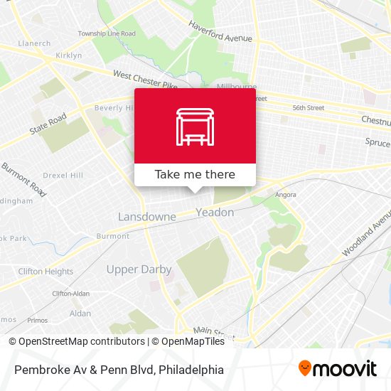 Pembroke Av & Penn Blvd map