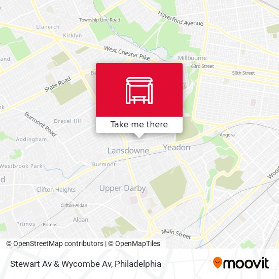 Stewart Av & Wycombe Av map