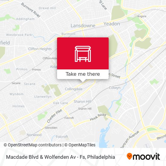 Mapa de Macdade Blvd & Wolfenden Av - Fs
