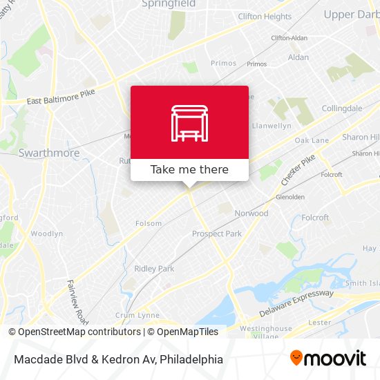 Macdade Blvd & Kedron Av map