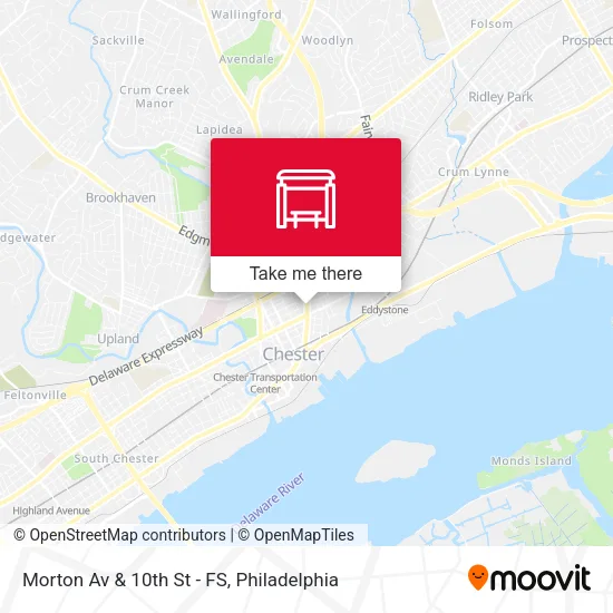 Morton Av & 10th St - FS map