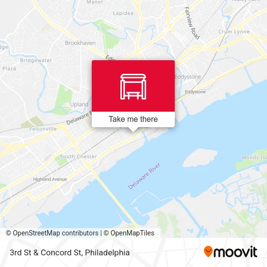 3rd St & Concord St map