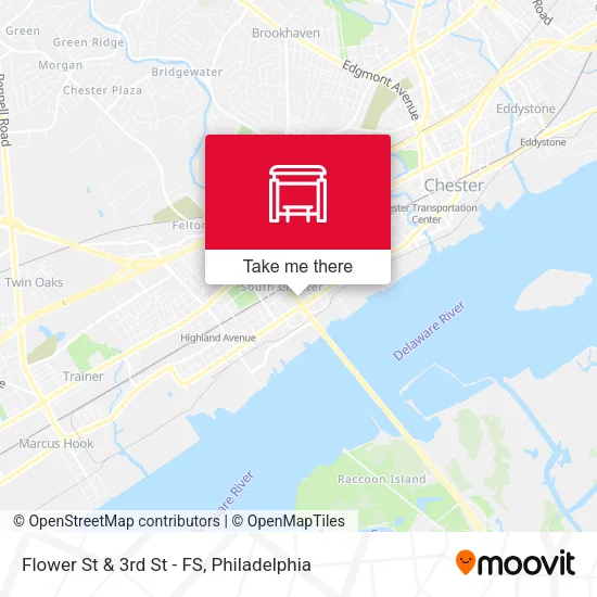 Flower St & 3rd St - FS map